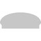 Ekena Millwork Elliptical 4 Spoke Architectural Grade PVC Combination Pediment, 38"W x 16-3/8"H x 2-3/4"P PEDPC038X165ELL04 - alternate 3